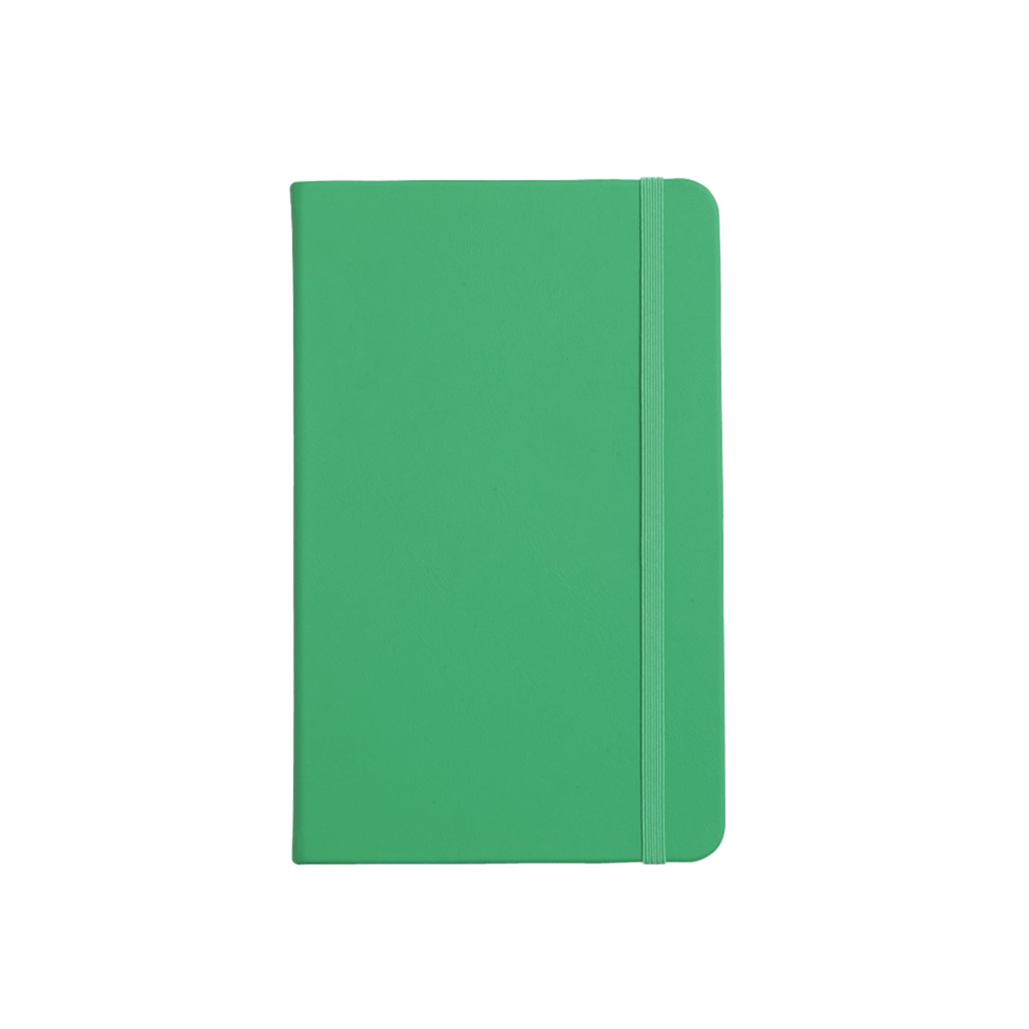 Papier Everyday Notebook - Green, 13 x 21cm | Lined Journal Book with Expandable Back Pocket | For Note Taking, Journalling, List Making, School, University Essentials or the Office | FSC Paper