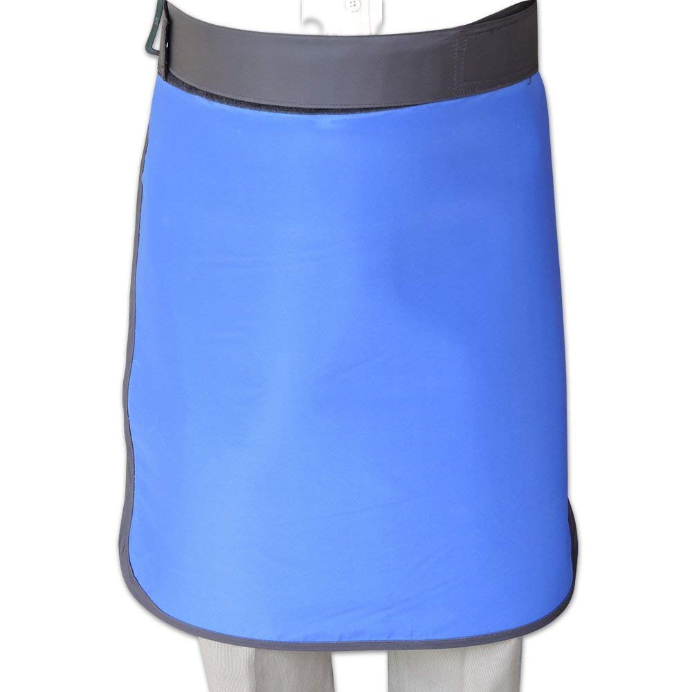 Lead Half Apron- 0.5mm Pb Equivalency Protection from X-ray Machines at Hospitals, Nursing Homes and Clinics, etc. | X-Ray Protection Lead Half Apron | Adjustable Velcro Closure for Perfect Fit