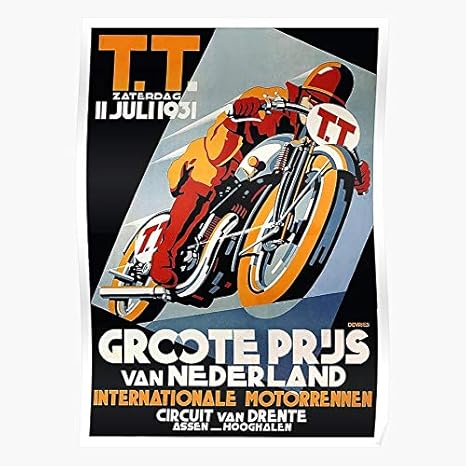 Amazon Com Naknak Netherlands Racing Motogp Gp Art Vintage Grand Motosport Moto Deco Motorcycle Prix Impressive And Trendy Poster Print Decor Wall Or Desk Mount Options Posters Prints