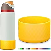 yoelike Grid Silicone Boot for Owala Water Bottle, Anti-Slip Protective Sleeve for FreeSip/Twist/Flip, Bottom Bumper Cover for Watter Bottle Accessories