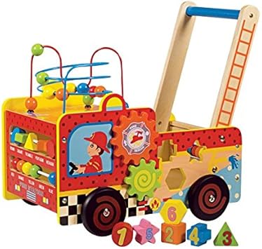 Chariot pompier en bois activités Clearance