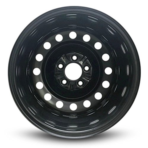 Nissan Leaf 16 Inch 5 Lug Black Steel Rim/16x6.5 5-114.3 Steel Wheel Hub Bore - 66.1mm