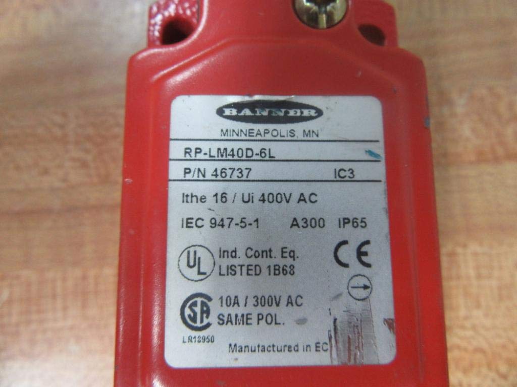 Banner Engineering Rp Lm40d 6l Switch Rope Pull Safety Latch