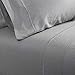 Simple&Opulence 100% French Linen Pillowcase Queen Size-Set of 2- Washed Solid Color Pillow Cases Embroidered -Soft and Durable (Grey, 20''x30'')