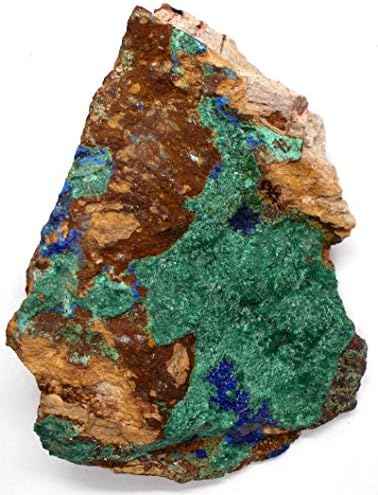 Malachite crystals on Rock Matrix from Morocco - 280 grams