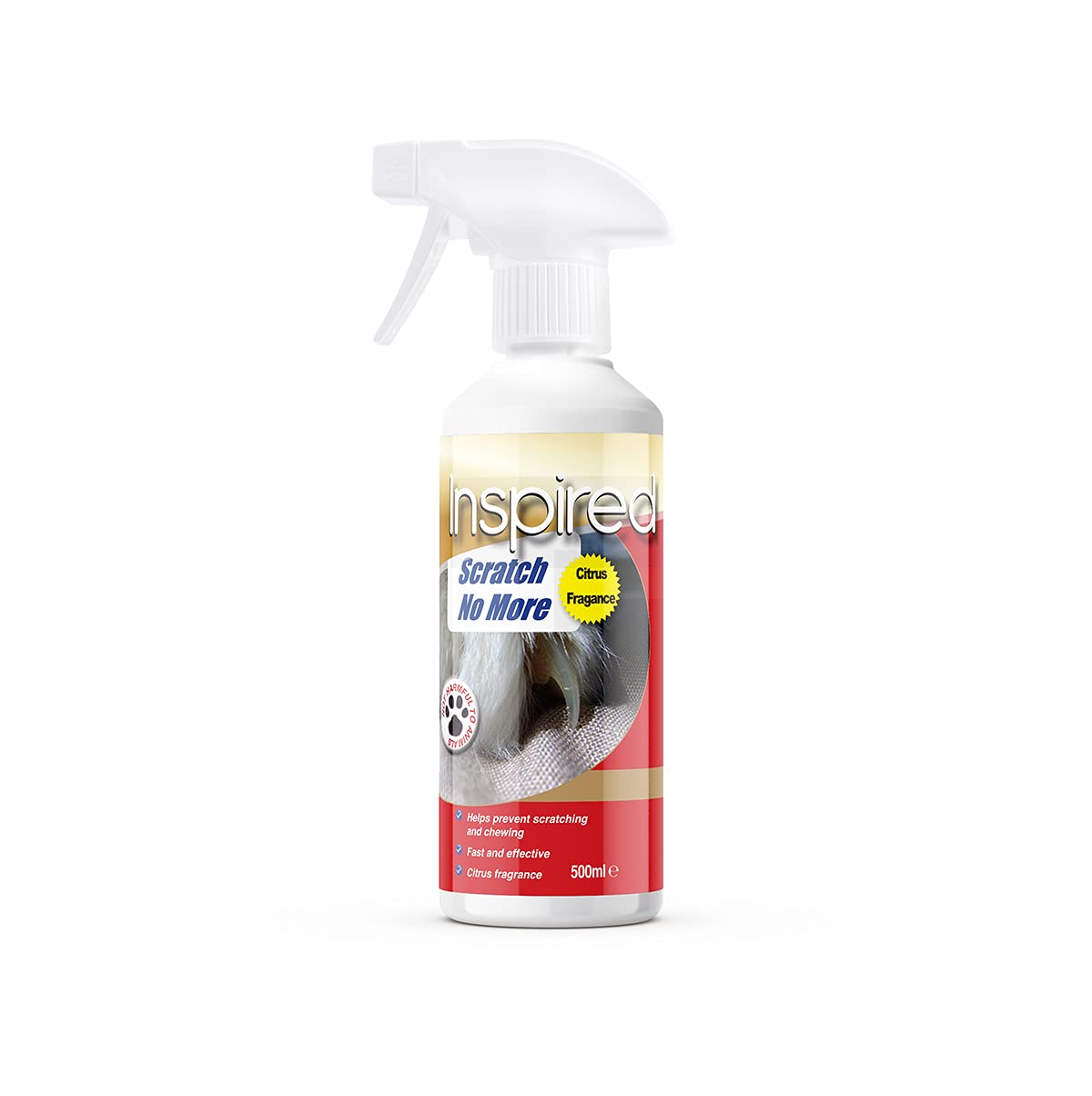 Inspired Scratch No More Cat Scratch Deterrent Repellent - 500 ml, clear