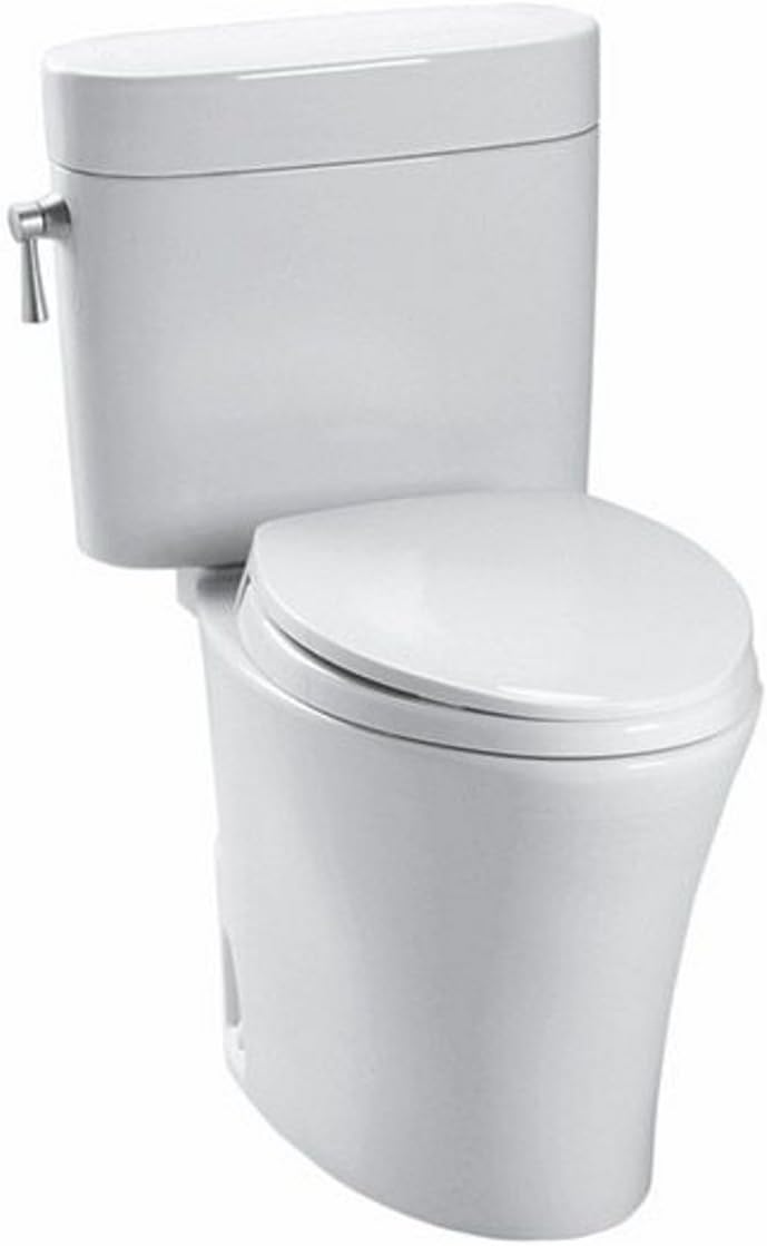TOTO CST794EF01 Nexus Elongated Bowl and Tank Het, Cotton White Two Piece Toilets