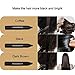 Possiave Hair Lipstick-Non-Toxic Temporary Hair Dye Color-No Mess-Last up to 2 Days- Works on All Hair Color and Cover White Hair Color Patch-(Black-Dark Brown-Coffee) (3 colors)