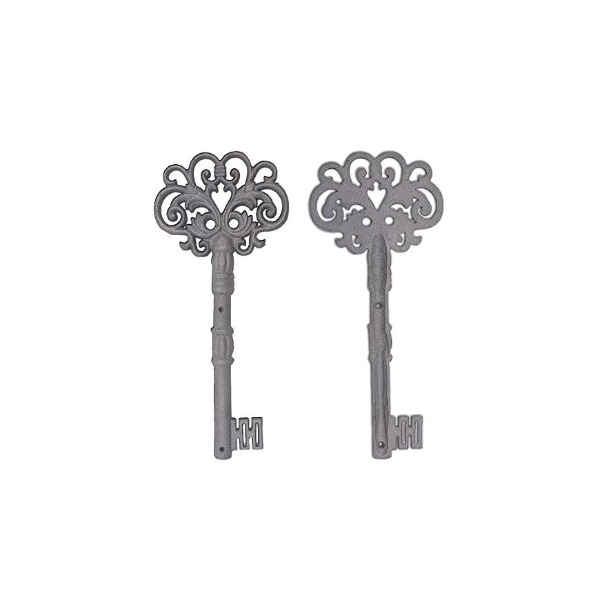 JOHOUSE Large Iron Key, Skeleton Key Decorative Antique Style