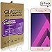 [2-Pack] Galaxy A3(2017) Tempered Glass Screen Protector, ZeKing 0.33mm 2.5D Edge 9H Hardness [Anti Scratch][Anti-Fingerprint] Bubble Free, Lifetime Replacement Warranty
