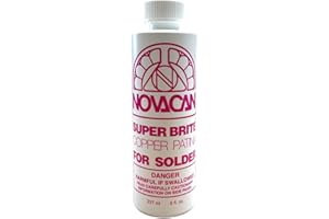 Novacan Super Brite Copper Patina For Solder 8 oz Stained Glass Supplies