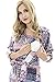 Bearsland Women's Maternity Nursing Dresses Long Sleeve Comfy Breastfeeding Dress with Pockets