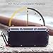 travel inspira Waterproof Bluetooth Speaker, V4.2 Portable Wireless Outdoor Speaker with Bonus Carabiner 10W Subwoofer IPX6-2,200mAh Rechargeable Battery 15 Playing Hours Hands-free Calling