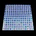 URBN Contemporary Ocean Blue Iridescent Glass Mosaic Tile for Indoor and Outdoor - Sample Tile (4-1/3 inches x 4-1/3 inches, 0.13 SQ FT)