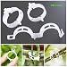 AKOAK 100 Pcs Plant Support Clips for Garden Tomato Garden Vegetables Vine to Grow Upright and Makes Plants Healthier Twine Clips