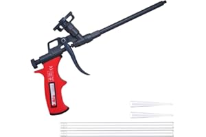 Akfix Dispensing Foam Gun - Spray Foam Applicator for Caulking, Professional Insulation for Window and Door | Foam&Cleaner NOT Included | 1 Pack