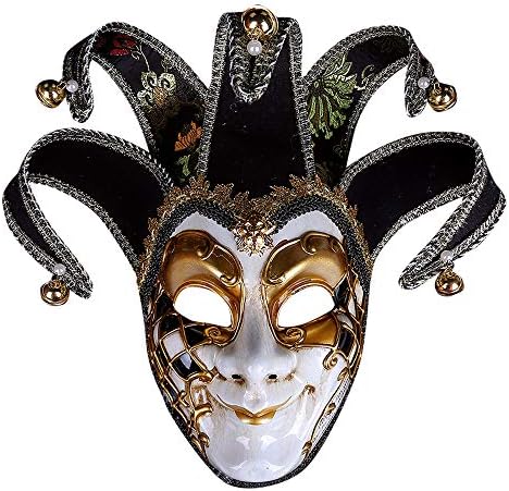 Baidercor Halloween Decorations Masquerade Mask Joker Cosplay Costume Mask