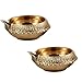 Brass Diya for Pooja Kuber Diya [ Pack of 20 Pc ] - Handmade Brass Indian Puja Oil Lamp - Kutthu vilakku nilakku Deepam for Diwali Decorations - Diwali Gifts Hashcart®