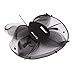 Valdler Halloween Black Costume Feather Net and Veil Fascinator Hair Clip Hat Hair Accessories Clip for Festival Party
