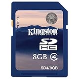 Kingston Digital 8GB SDHC Class 4 Flash Card Twin