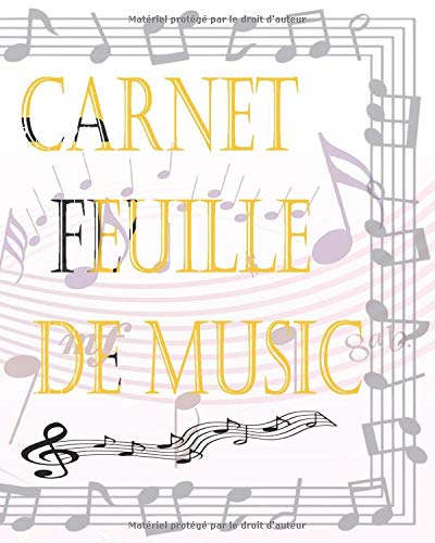 Carnet Feuille De Music Carnet Pour Ecrire Des Notes De Musique French Edition Books Ibar 9798648685963 Amazon Com Books