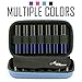 Aroma Outfitters Essential Oil Carrying Case. Premium Storage Protection & Organizer for Roller Bottles. Carry Case Protects up to 14 Roller Balls and Sample Drams - Perfect for Travel (Blue)