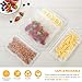 Bayco Reusable Storage Bags (7 Pack) Lunch Sandwich Bags & Small Kids Snack Bags For Food, EXTRA THICK Reusable Food Storage Bags, Reusable Freezer Bags, Reusable Zipper Bags, BPA FREE