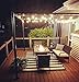 50FT Outdoor Patio String Lights with 50 Clear Globe G40 Bulbs, UL Certified for Indoor/Outdoor Patio Backyard Pool Pergola Market Cafe Porch Garden Marquee Letter Decor