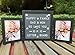 Emeyart Felt Letter Board 10x10 Changeable LetterBoards with White Letters, Additional Symbols and Emojis, Message Board Include Black Picture Frames, Felt Boards Wall Mount or Tabletop Stand Display