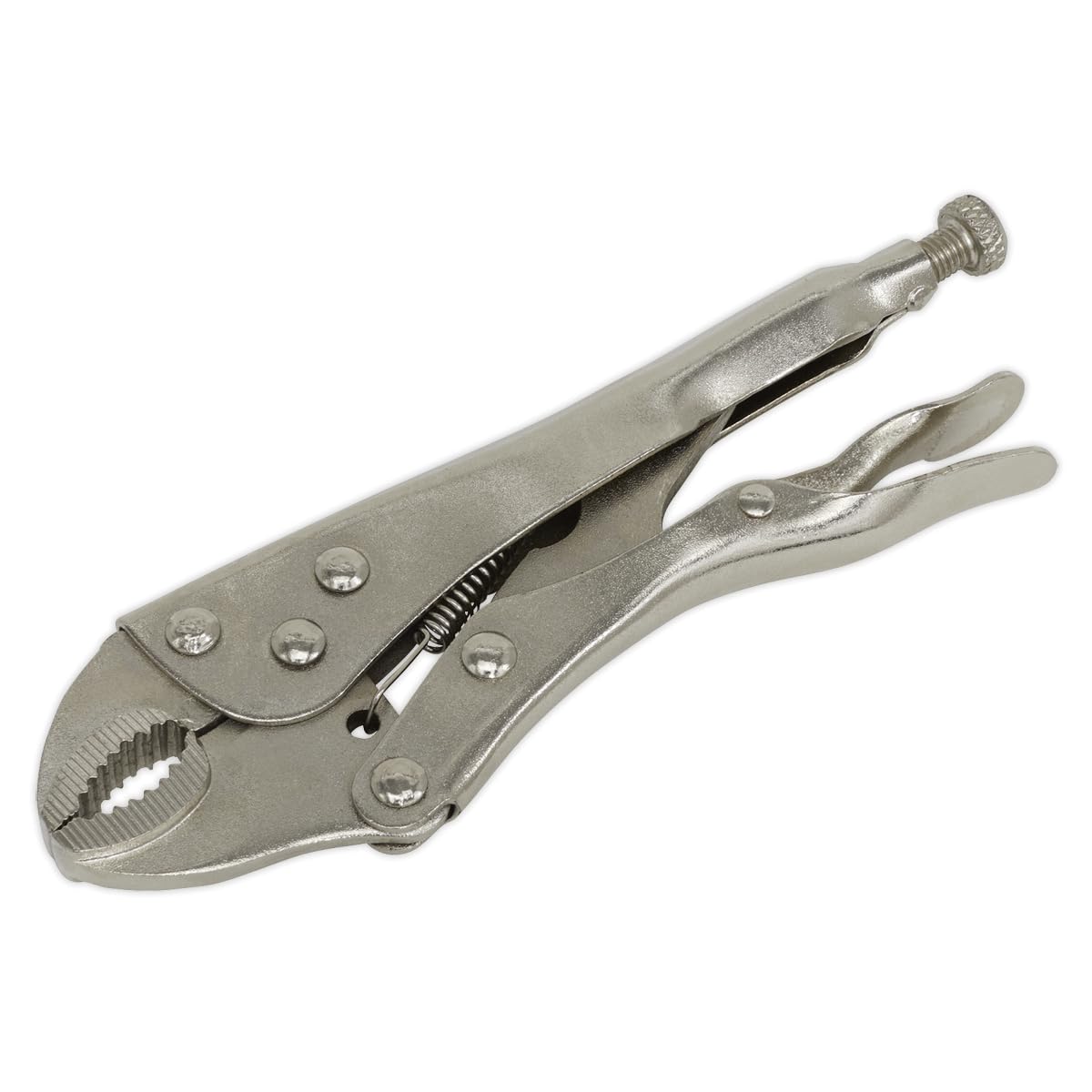 Sealey S0486 Locking Curved Jaw Pliers, 175mm