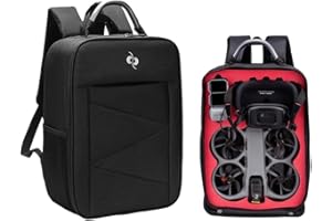Backpack for DJI Avata 360 Fly More Combo, Travel Carrying Case for Avata 360 Drone, Goggles 3, RC Motion 3, RC2, Charging Hu
