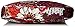 Vera Bradley Petite Double Zip Hipster, Rosewood
