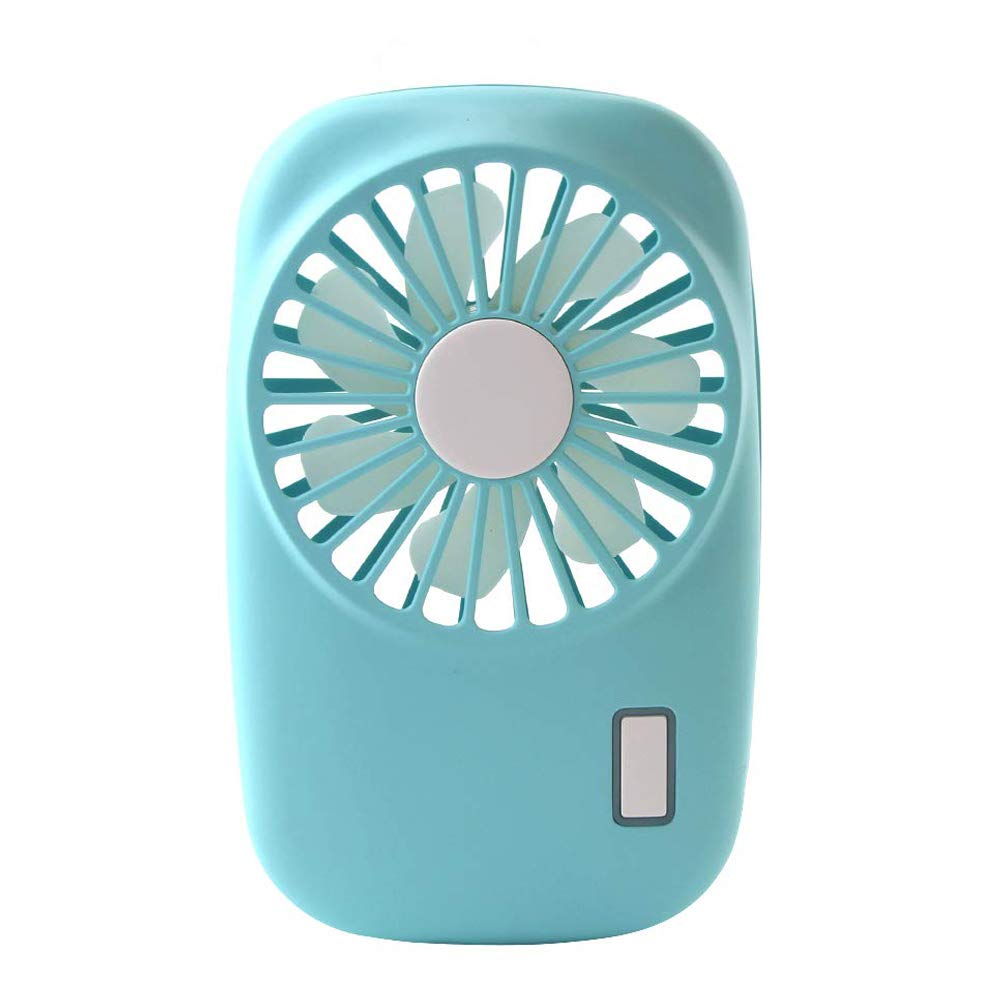 Mini Handheld Fan, Portable USB Rechargeable Powerful Small Personal 2 Speeds Adjustable Camera Shape Outdoor Electric Charging Fan Wind Speed for Kids Girls Home Office Game Travel(Blue)