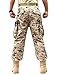 ZLSLZ Men's Military Tactical Casual Camouflage Multi-Pocket Cargo Pants Trousers (XXL/W38, Desert Camo)