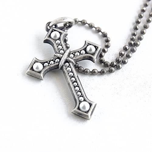 Sterling Silver Cross Necklace For Men / For Women Mens