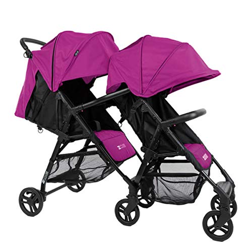 Zoe Pink Twin Stroller The Tandem+ (ZOE XL1) Best Lightweight