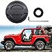 Fuel Tank Cap Door Gas Cap Cover with Lock Compatible with 2018-2020 Jeep Wrangler JL JLU (Rubber Ring Included) (Fits 2018+ Wrangler JL)