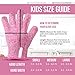 TruChef Kids Cut Resistant Gloves (Ages 4-8) - Maximum Kids Cooking Protection. Safe hands from Real Kitchen Knives and Tools.