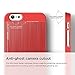 iPhone 6S Case, elago® [Outift Matrix][Extreme Red] - [Premium Hybrid Construction][Brushed Aluminum][Spark Design Award] - for iPhone 6/6S
