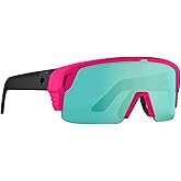 SPY Optic Monolith 5050, Cylindrical Shield Semi-rimless Sunglasses, Color and Contrast Enhancing Lenses