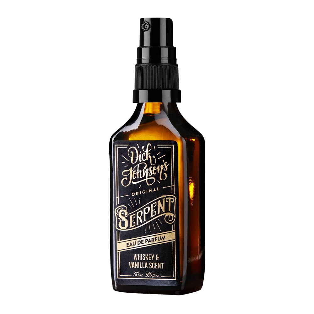 Dick Johnson Eau de Parfum Herren 50 ml – Parfüm Männer mit Whiskey Vanille-Duft – Signature Serpent Herrenduft intensiv maskulin – Parfum Geschenk für Männer – Eau de Parfum Made in Finnland 8