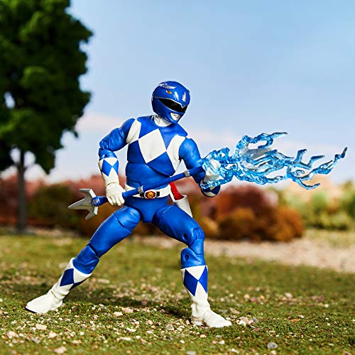 Power Rangers Lightning Collection Mighty Morphin Blue Ranger 15,2 cm Premium Sammelfigur Actionfigur Spielzeug mit… – Bild 7