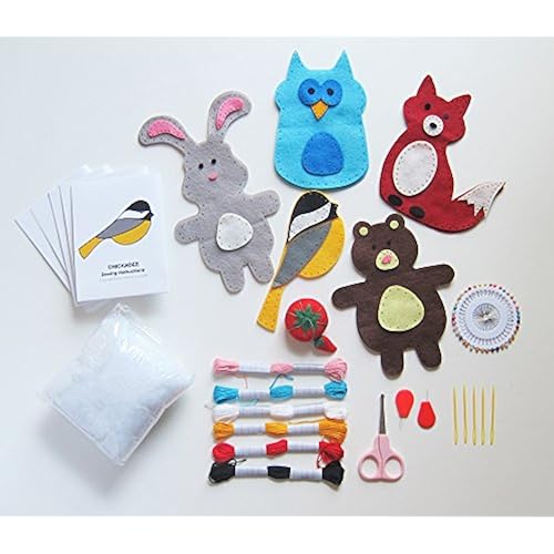 Craftster's Sewing Kits Woodland Animals Craft Educational Sewing Kit for 7 to 12 Age Kids Toys & Games, Arts & Crafts, Craft Kits, Felt Kits