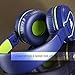 Artix RS7 Sports Foldable Bluetooth on Ear Headphones with 3.5mm Cable - Blue