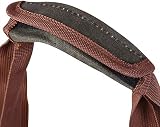 Duokon Large Canvas Firewood Log Carrier Tote Bag - Thickened Wood Holder view 6