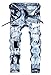 Men's Snow Wash Ripped Slim Jeans