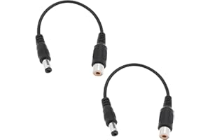 ECSiNG 2X Lens Heater Cable DC5.5/2.1 Male to RCA Female 12V Compatible with W&W Astro ASIair Pro
