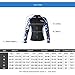 Layatone Wetsuits Top Women Men 3mm Neoprene Jacket Tops Diving Surfing Suit Rash Guard Long Sleeevs Front YKK Zipper Wet Suits Jacket Top Adults (Blue-Neoprene Sleeve,L)