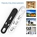 NICEDACK Premium Travel Hangers - 6 Pack Portable Folding Clothes Hangers - Super Bearing Collapsible Hanger Foldable Clothes Drying Rack for Travel, Indoor and Outdoor Use (Black&White)