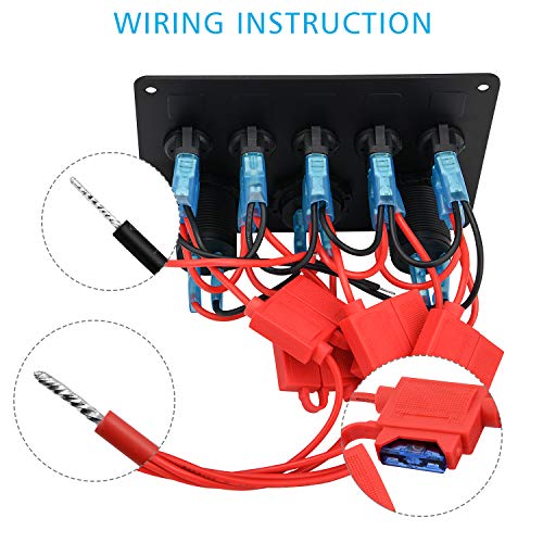 6 Kohree+Waterproof+Vehicles+Digital+Voltmeter